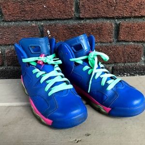 NIKE AIR JORDAN RETRO 6 VI Game Royal GG 543390-43